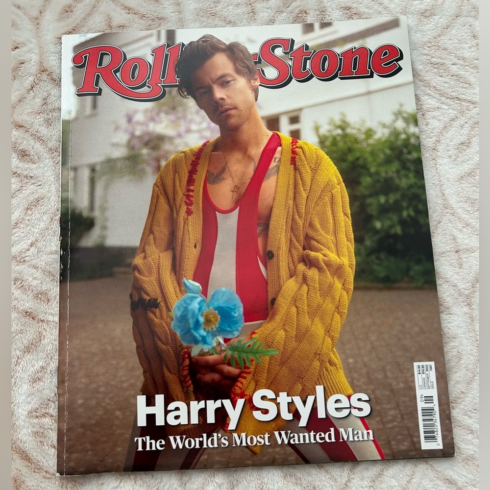 Harry Styles Rolling stone magazine 2022